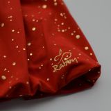 Balonová sukně zlatý puntík na červené vel. 0-12 měsíců