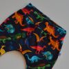 Baggy tepláčky dinosauři na modré vel. 86