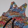 Sukně s laclem graffiti vel. 98