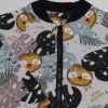 Bomber mikina na zip lenochod vel. 104