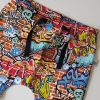Baggy kraťasy graffiti vel. 104/110