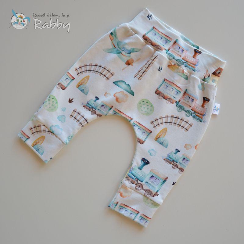 Baggy tepláčky mašinky vel. 80
