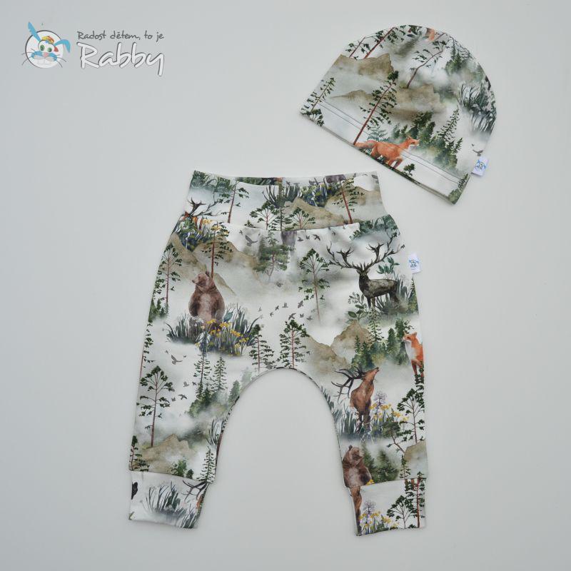 Mimi set baggy + čepička les vel. 68