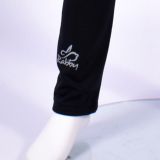 Zateplené elastické softshellové legíny černé vel.  92