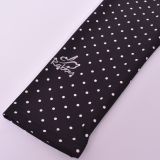 Zateplené elastické softshellové legíny tečky na černé vel. 110