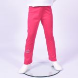 Zateplené elastické softshellové legíny malinové vel. 98