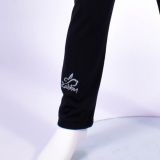 Zateplené elastické softshellové legíny černé vel. 104