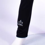 Zateplené elastické softshellové legíny černé vel. 122