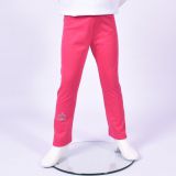 Zateplené elastické softshellové legíny malinové vel. 92