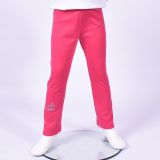 Zateplené elastické softshellové legíny malinové vel.  86