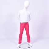 Zateplené elastické softshellové legíny malinové vel. 122