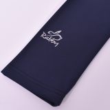 Zateplené elastické softshellové legíny tmavě modré vel. 122