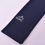 Zateplené elastické softshellové legíny tmavě modré vel.  92