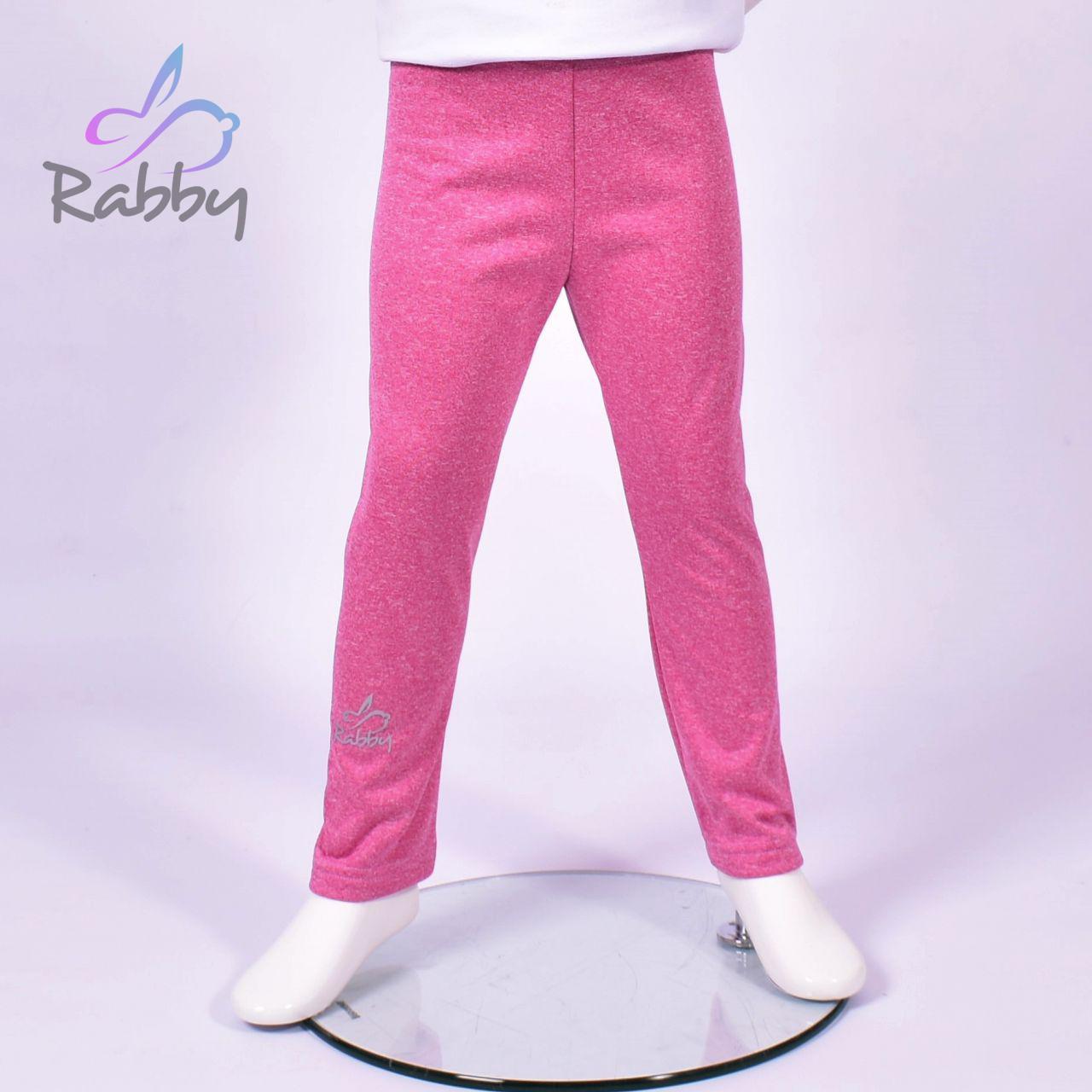 Zateplené elastické softshellové legíny růžový melír vel. 98