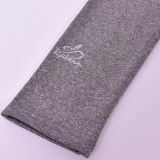 Zateplené elastické softshellové legíny šedý melír vel. 128