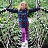 Zateplené elastické softshellové legíny fialové vel. 92