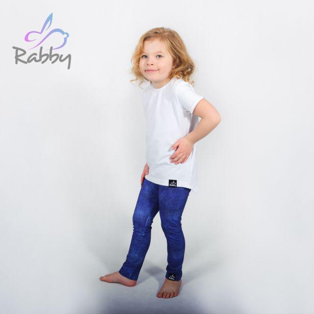 Legíny jeans modrá vel. 104