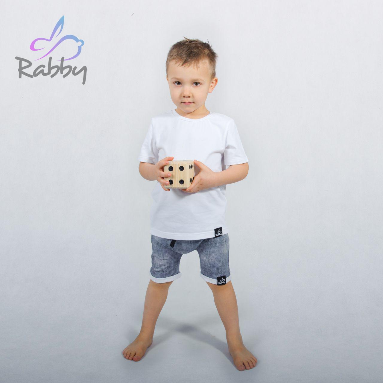 Baggy kraťasy jeans šedá vel. 74/80