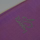 Jarní softshellové kalhoty šeříkové - klasický střih vel. 122