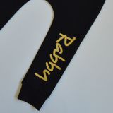 Baggy tepláčky černé se zlatým nápisem Rabby vel.  80