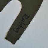 Baggy tepláčky khaki s nápisem Rabby vel.  86