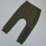 Baggy tepláčky khaki s nápisem Rabby vel.  80