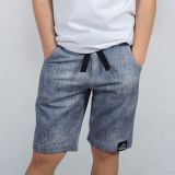 Klasické kraťasy jeans šedá* vel. 128