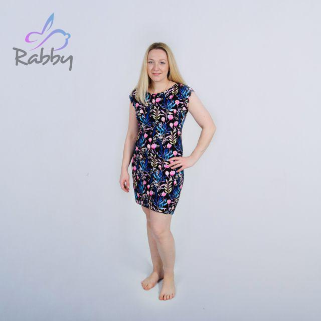 Dámské šaty pastel na tmavé vel. 34