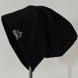 Jednovrstvá homeless čepice černá vel. 48 (obvod hlavy 47-50 cm)
