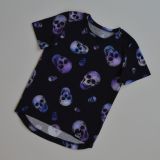 Tričko s krátkým rukávem lebky vel.  86