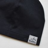 Jednovrstvá klasická čepice černá vel. 46 (obvod hlavy 45-48 cm)