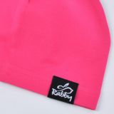 Jednovrstvá klasická čepice malinová vel. 38 (obvod hlavy 37-40 cm)