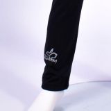 Zateplené elastické softshellové legíny černé vel. 128