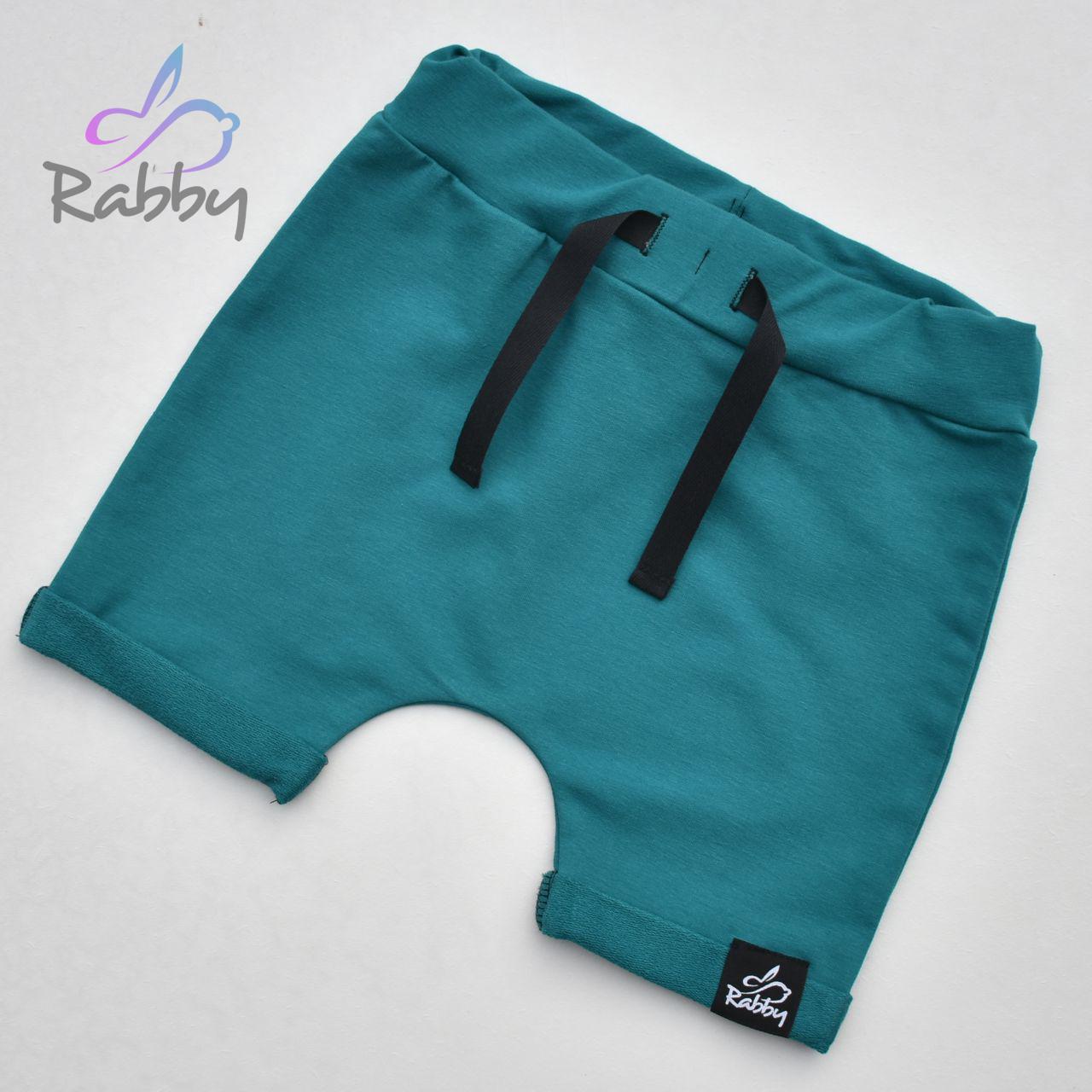 Baggy kraťasy petrolej vel. 80/86