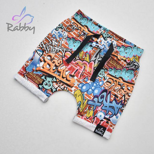 Baggy kraťasy graffiti vel. 74/80