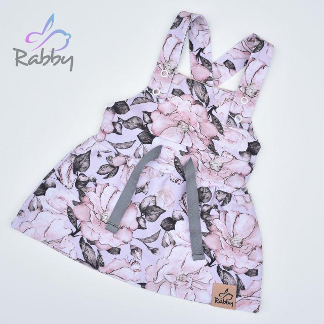 Sukně s laclem vintage růže vel. 56/62