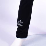 Zateplené elastické softshellové legíny černé vel.  74