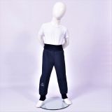 Zimní softshellové kalhoty tm. modré - klasický střih vel. 116