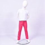 Zateplené elastické softshellové legíny malinové vel. 128