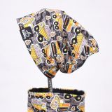 Set homeless čepice a nákrčníku stavební stroje vel. 54 (obvod hlavy 53-56 cm)