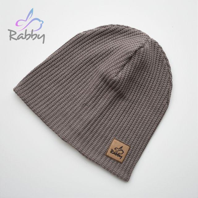 Pánská zimní čepice kakao pletenina vel. 57-60