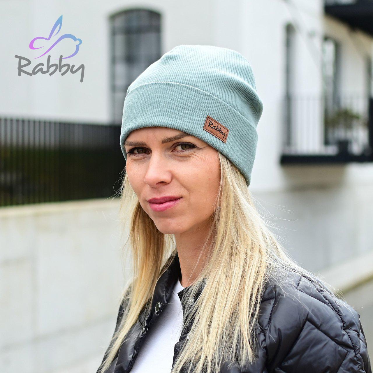 Čepice Ottoman pro dospělé starozelená vel. 57-59