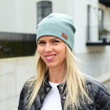 Čepice Ottoman pro dospělé starozelená vel. 57-59