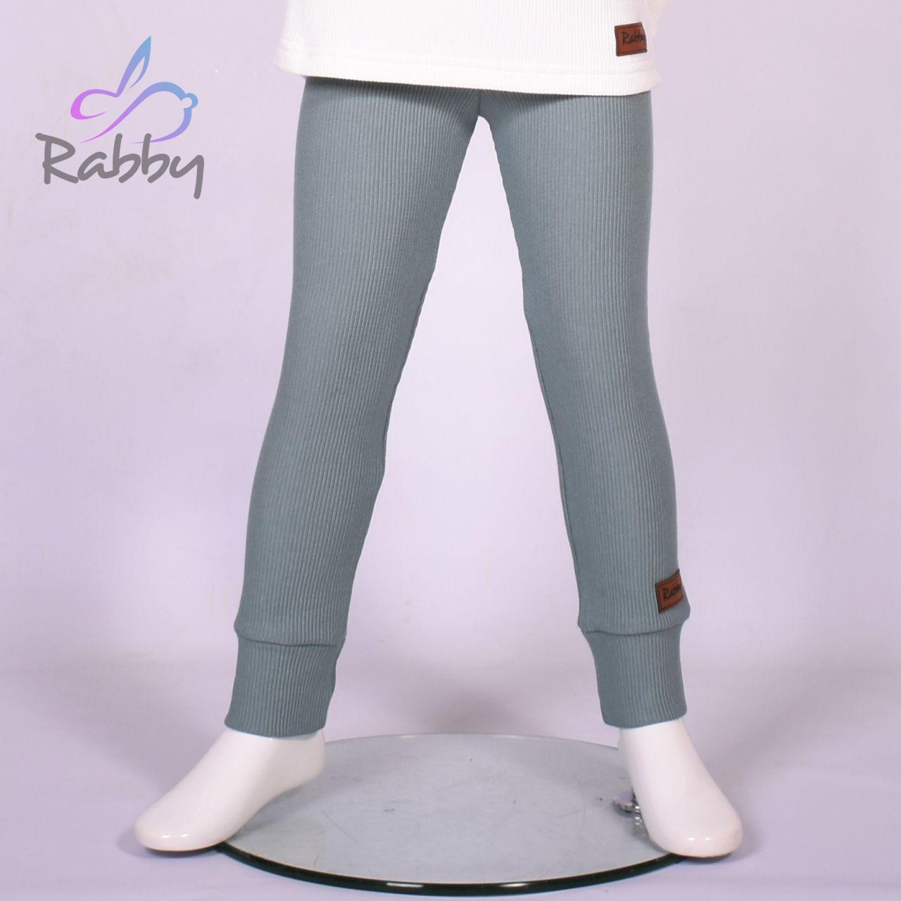 Rostoucí basic legíny s nápletem Ottoman starozelené vel. 116/122