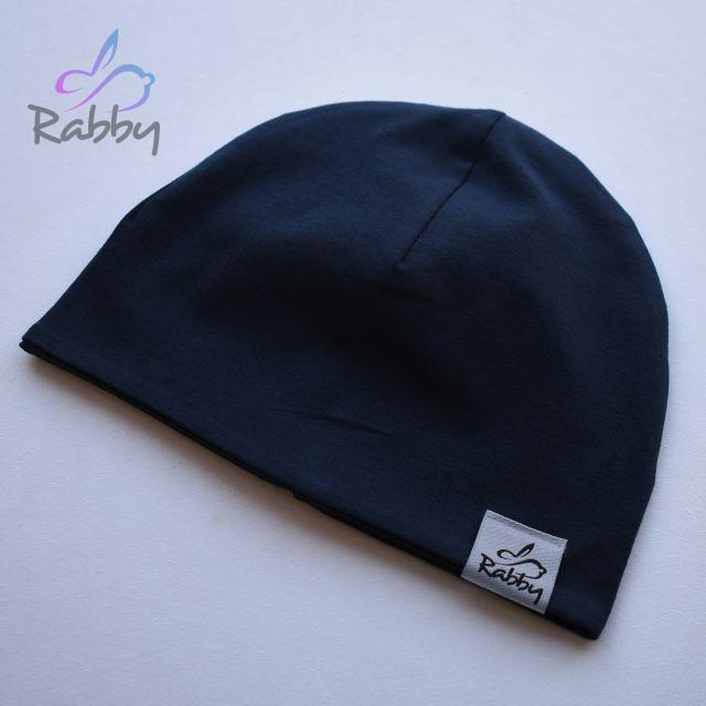 Klasická čepice tm. modrá vel. 40 (obvod hlavy 39-42 cm)