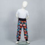 Jarní softshellové kalhoty zvířátka z lesa - klasický střih vel. 140