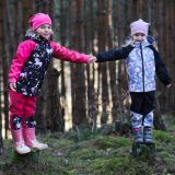 Jarní softshellová bunda jednorožec na černé vel. 92