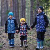 Jarní softshellová bunda zvířátka z lesa vel.  92