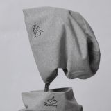 Set homeless čepice a nákrčníku světle šedá vel. 54 (obvod hlavy 53-56 cm)