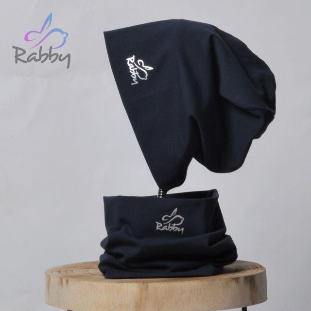 Set homeless čepice a nákrčníku tm. modrá vel. 48 (obvod hlavy 47-50 cm)